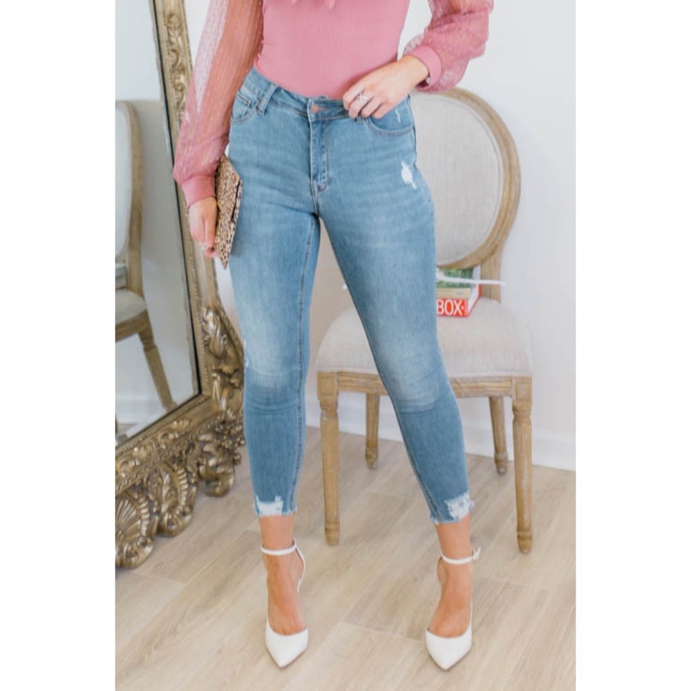 Angel in blue jeans high rise skinny jeans‎ size 1